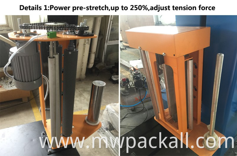 Stretch film jumbo roll wrapper wrapping machine for kraft paper